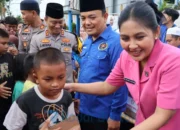 PWI Barsel dan Polres Gelar Bukber serta Bagikan Ratusan Takjil