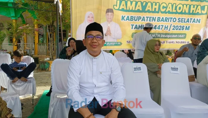 Hadiri Pelepasan Jamaah Haji 2026, Wakil Ketua I DPRD Barsel Ingatkan Pentingnya Menjaga Kesehatan