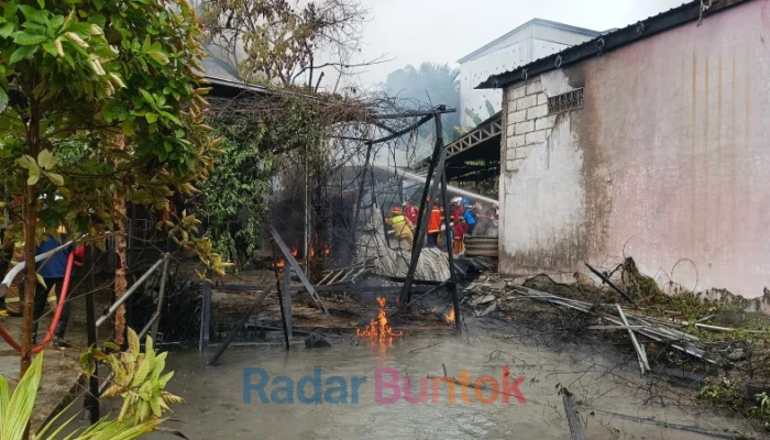 Gudang LPG Terbakar di Buntok, Kapolres Barsel Pastikan Tidak Ada Penimbunan BBM