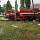Truk Damkar Barsel Tabrak Pagar Kantor Bupati Saat Menuju Lokasi Kebakaran