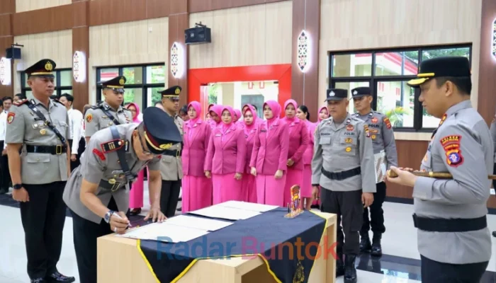 Kapolres Barsel Pimpin Sertijab PJU dan Kapolsek, Perkuat Kinerja Pelayanan Polri