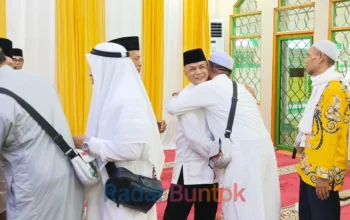 Pemkab Barsel Sambut 84 Jemaah Haji Kembali Sehat dan Lengkap dari Tanah Suci