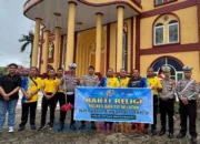 Semarak Hari Bhayangkara ke-80, Polres Barsel Bersihkan Tempat Ibadah dan Fasilitas Umum