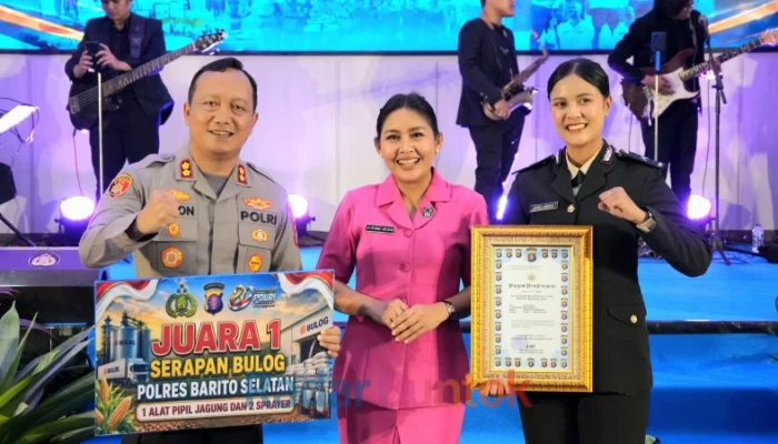 Prestasi Hari Bhayangkara Ke-80, Polres Barsel Juara 1 Lomba Serapan Bulog Tingkat Polda Kalteng